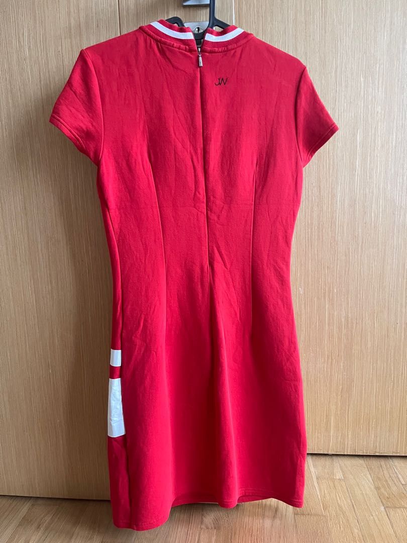 Fila red dress all occasion 36 Women s Fashion Activewear on Carousell