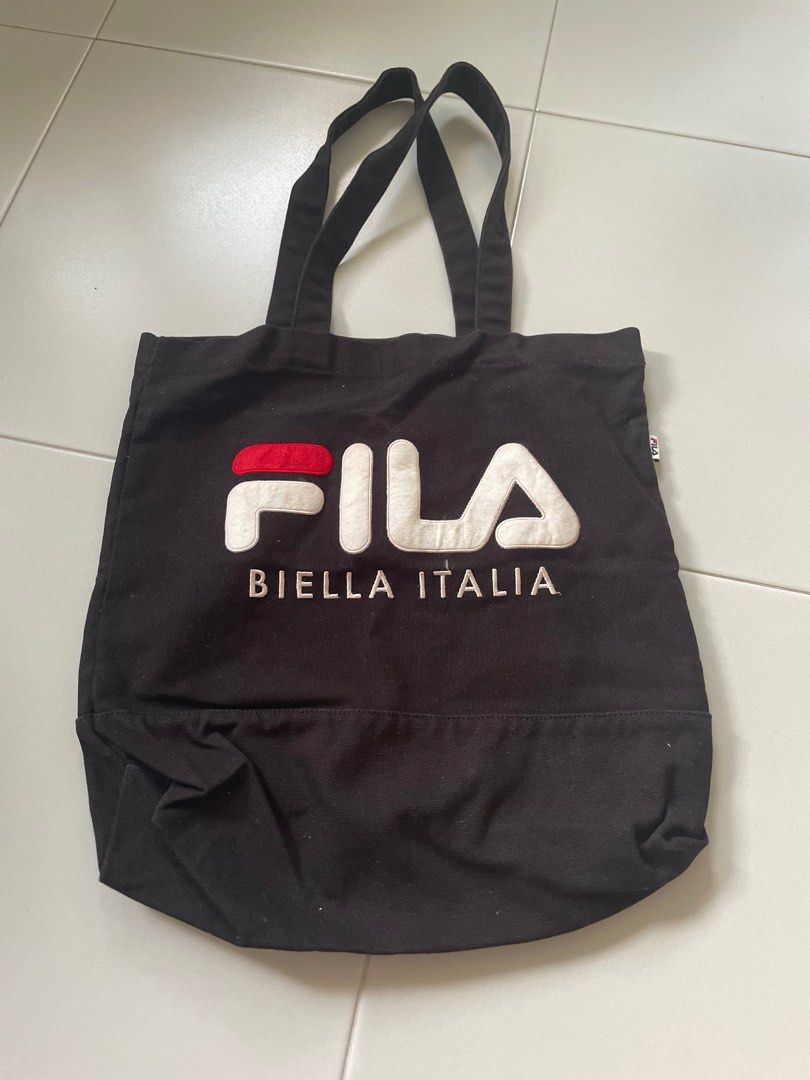 Fila tote hot sale bag black
