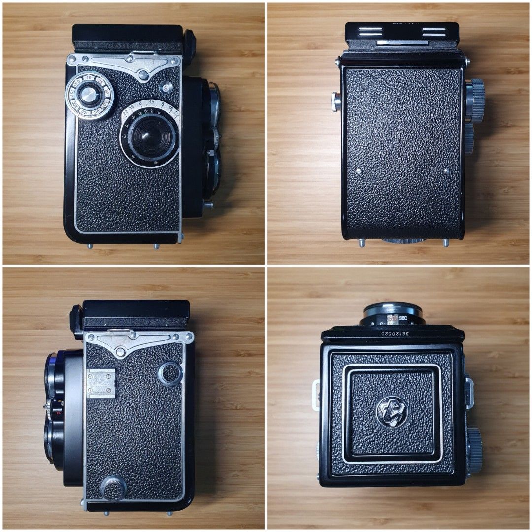 Appareil Photo Yashicaflex Model AS-II - Moyen Format Avec Posemètre - Occasion Testé