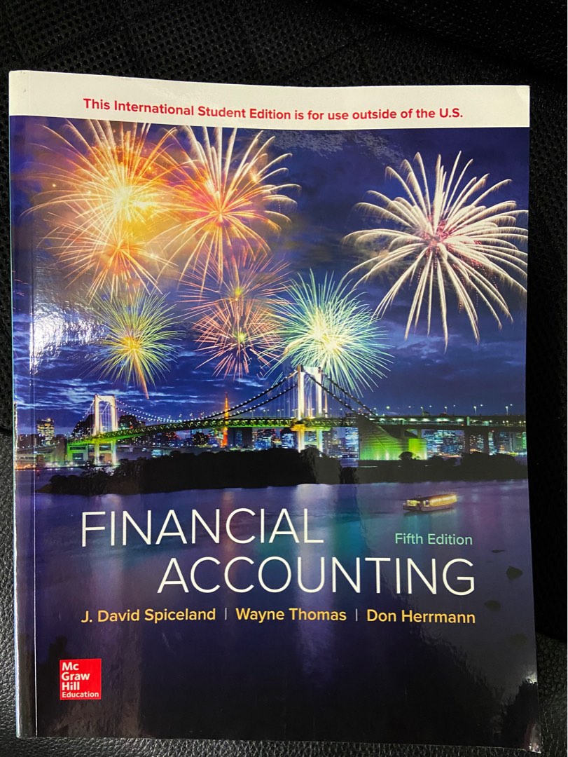 Financial Accounting, McGraw Hill; 5th edition, 興趣及遊戲, 書本 & 文具, 教科書