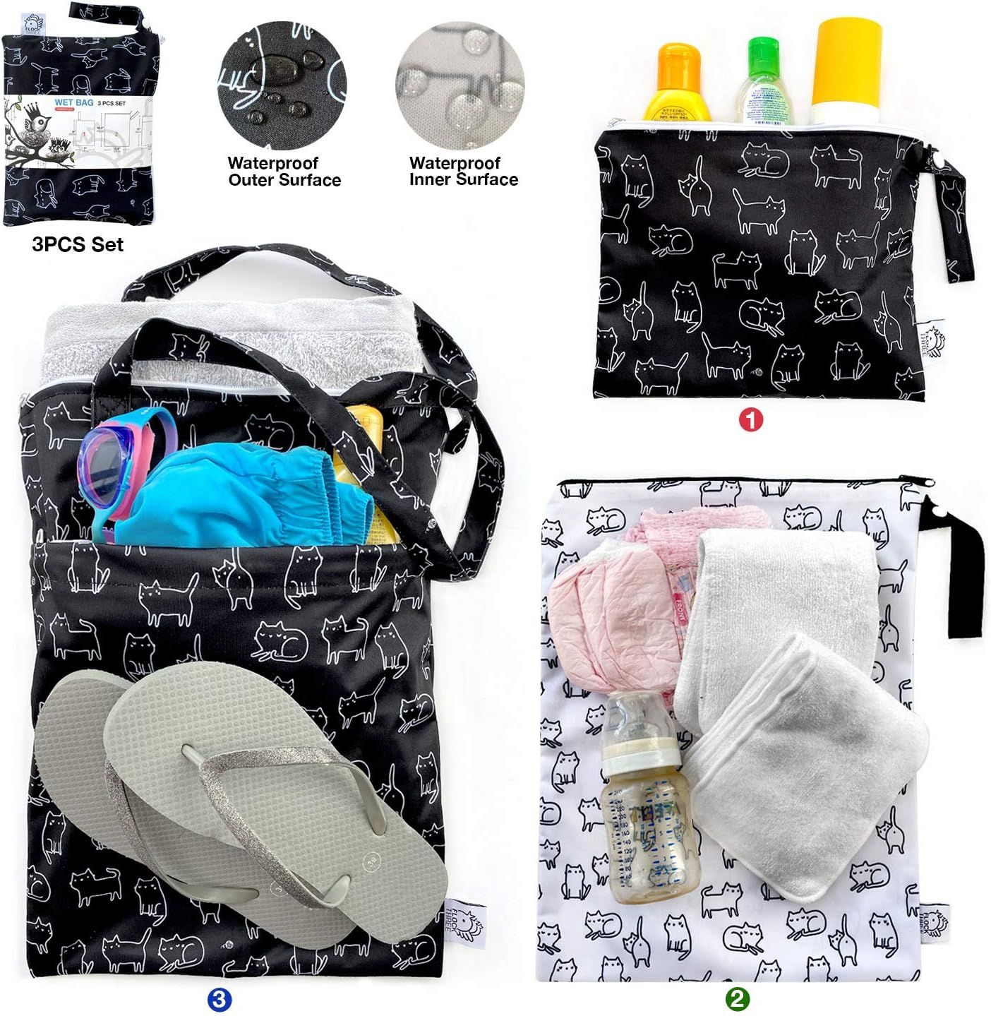 Wet swimsuit travel bag outlet