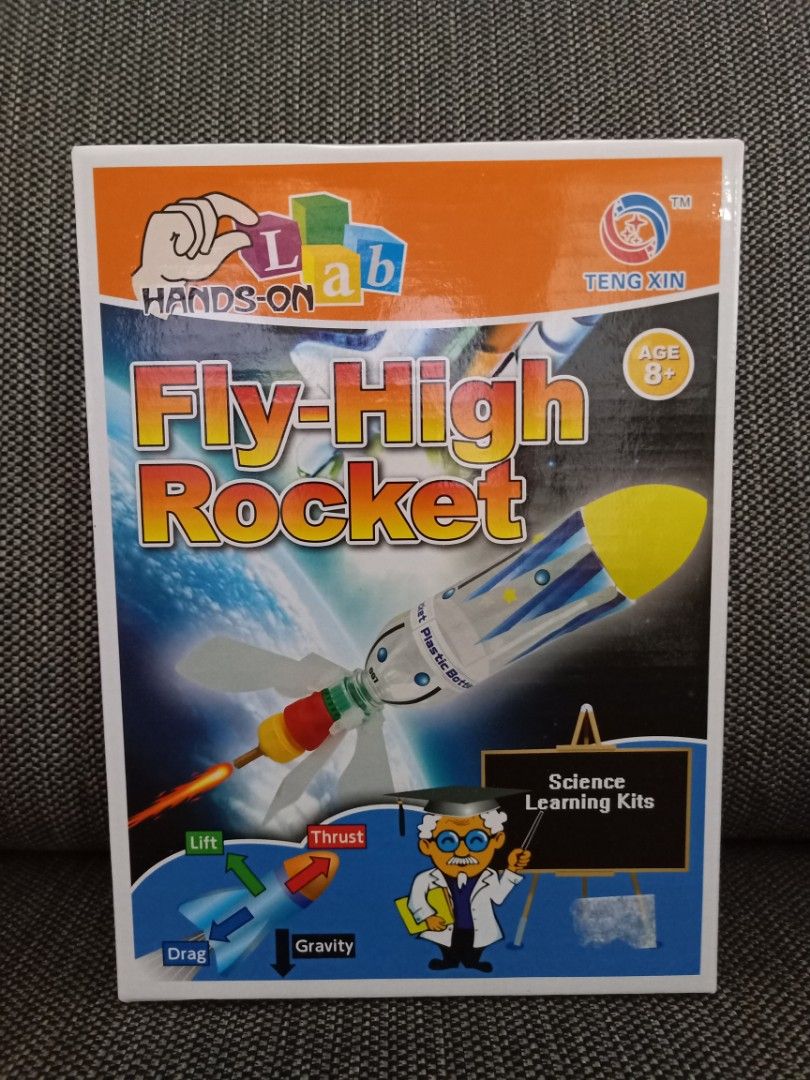 Fly high rocket science learning kit STEM hands on lab, Hobbies & Toys,  Toys & Games on Carousell