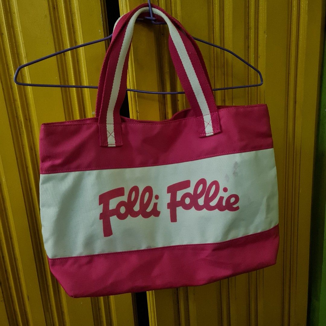 Folli Follie Bag (Category: Shoulder Bags) located in Pasig City. Submitted by aikee7796 (Listing ID 1257776948, Image 2). Description: 8/10 Some stains, please see pictures Bought from Japan.