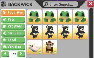 For ₱50! 4 frogs, 4 Black Moon Bear, Neon Ghost Wolf, Neon Monkey