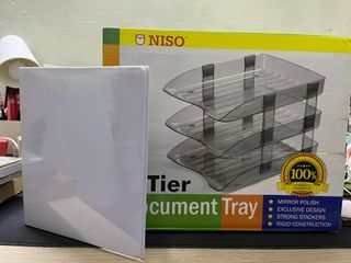 FCFS FREE DOCUMENT TRAY AND BINDER