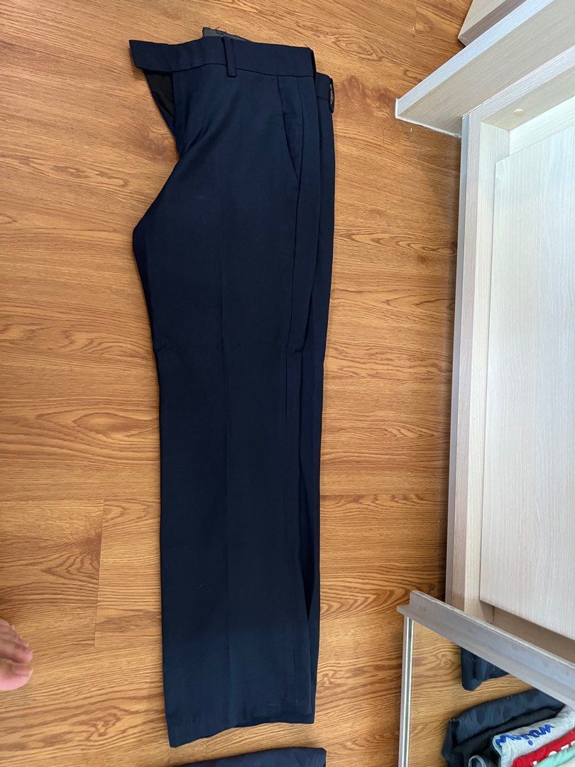 formal pants for men blue