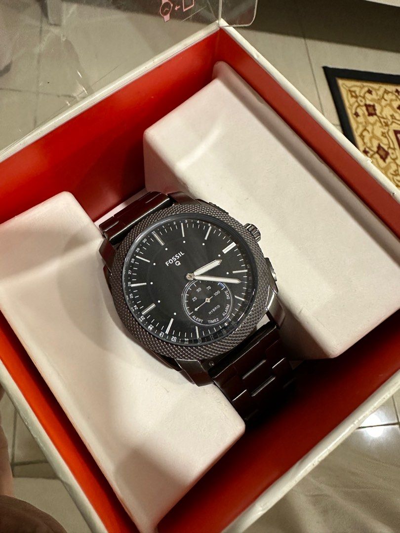 Fossil Q Machine Hybrid Smartwatch for Men FTW1164 Stainless Steel