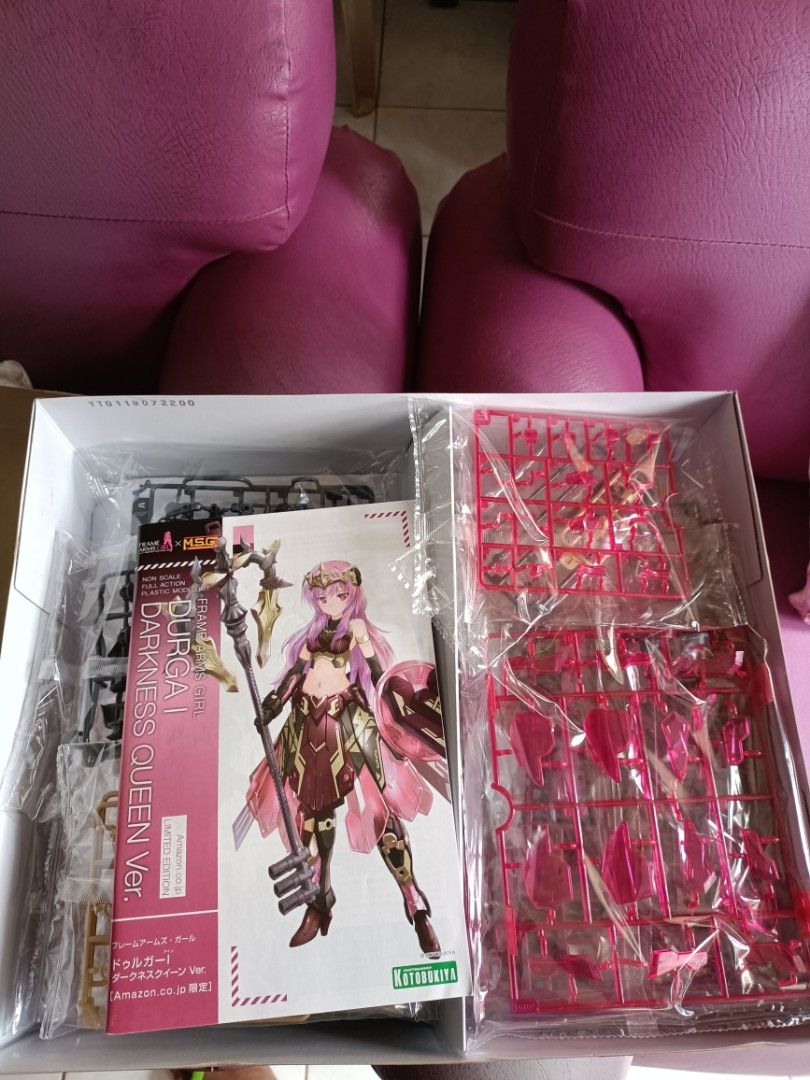 Frame Arms Girl Durga I Darkness Queen Version Model Kit - 6.3 Inch Tall Plastic Figure, Non-Scale - View #6