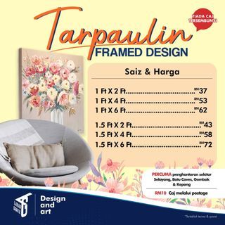 Framed Gambar Tarpaulin