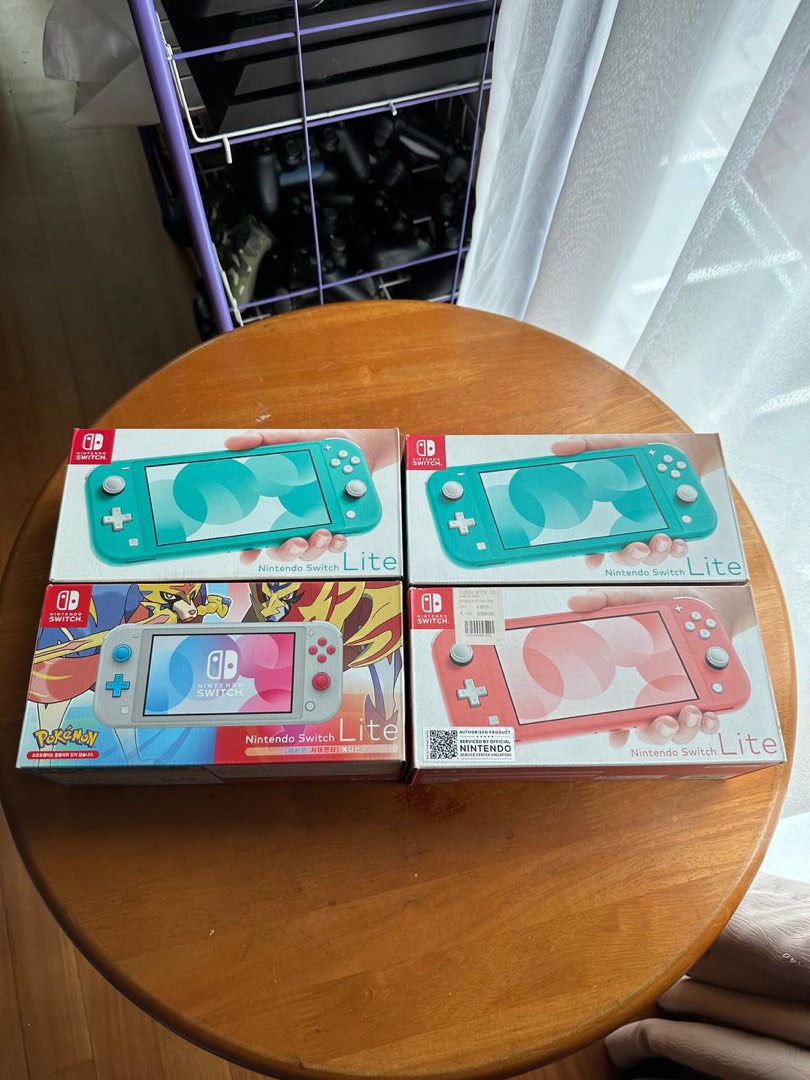 Free 64GB SD card + Nintendo Switch Lite Console full boxed set, Video