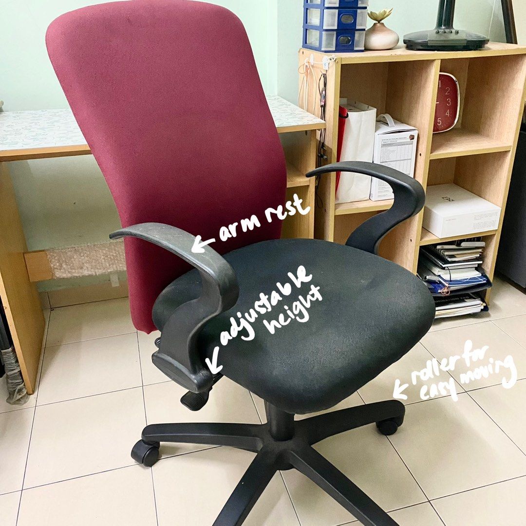 Used desk shop and chair set