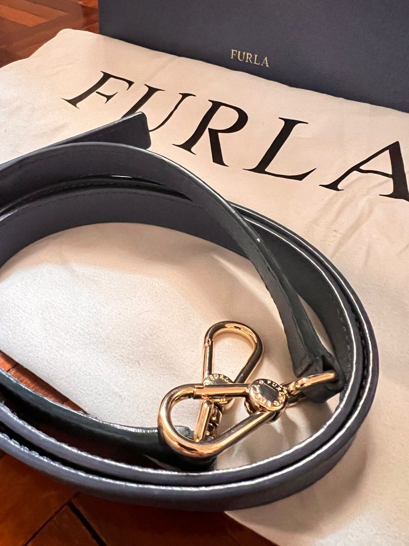 Furla agata leather tote cheap