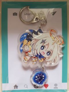 GENSHIN IMPACT CUTE CHARACTERS KEYCHAIN KEYRING