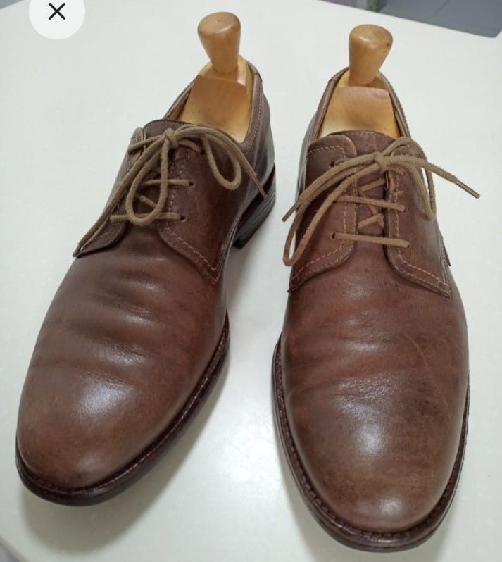 Genuine italian outlet leather shoes