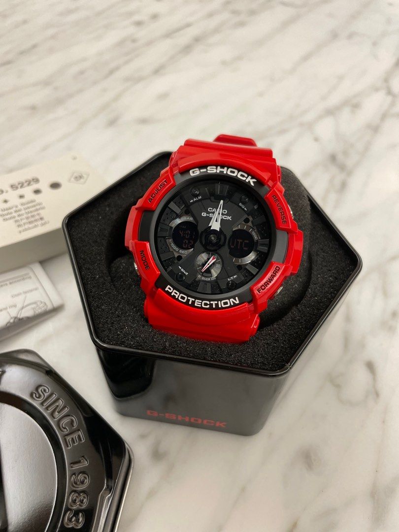 Racer Red G Shock CASIO GA201RD 4A Watch