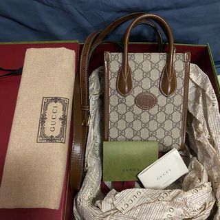 Gucci Icon GG Interlocking Wallet On Chain Light CamelCrossbody Bag 615523  Light Camel