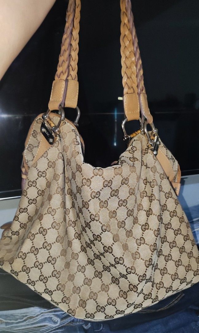 Gucci bag with braided handle sale