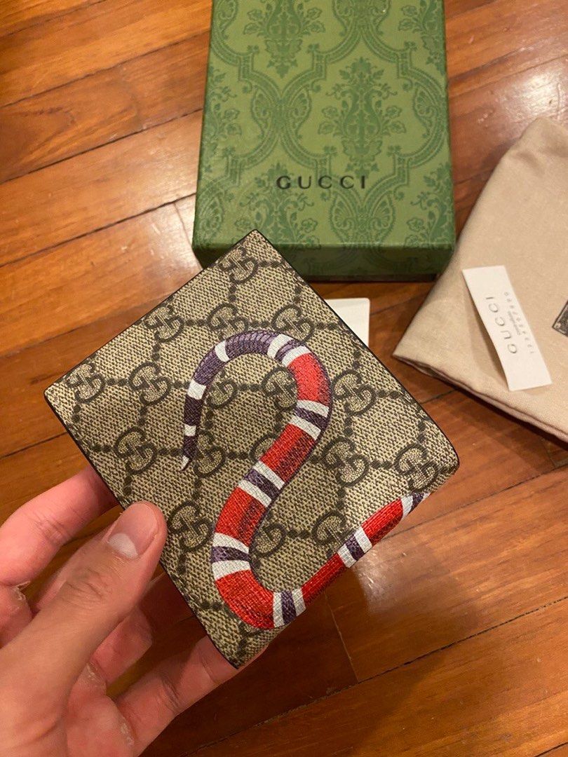 Gucci Snake Wallet, Luxury, Bags & Wallets on Carousell