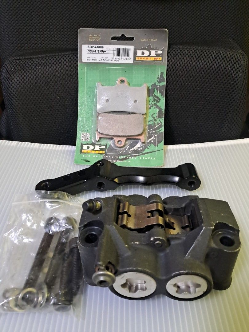 HarleyDavidson front brake caliper upgrade, Motorcycles, Motorcycle