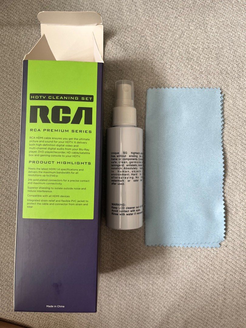 HDTV 清潔噴霧 HDTV Cleaning Set 60mL （分類：清潔工具）位於 Hong Kong。 由 truffleb 提交（商品編號 1257703260，圖片 2）。簡介： HDTV 清潔噴霧 安全，無酒精 HDTV Cleaning Set Safe, alcohol free, anti-static 60mL。