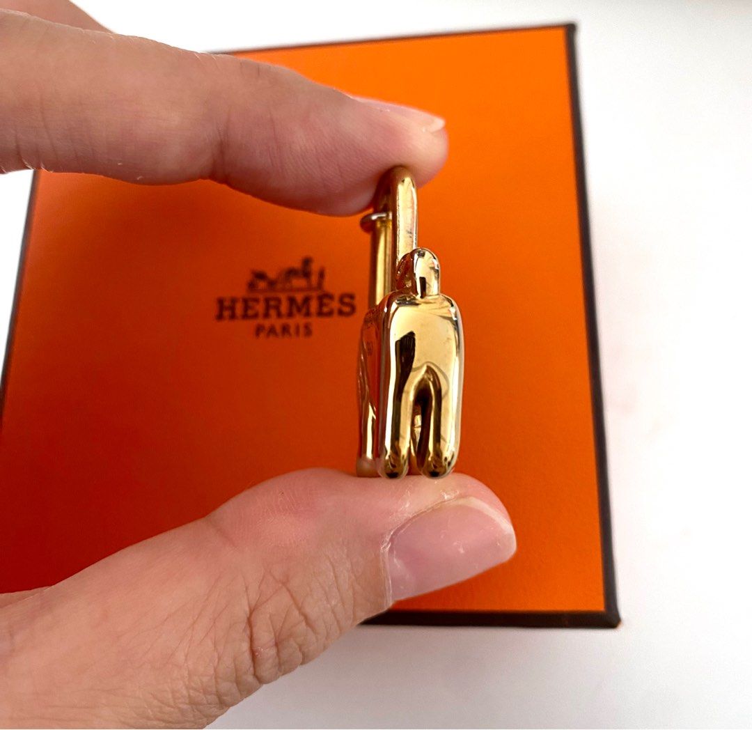 Cadena Hermès Motif Lion édition Limitée 1997 - Occasion Très Bon état, Argenté, Rare