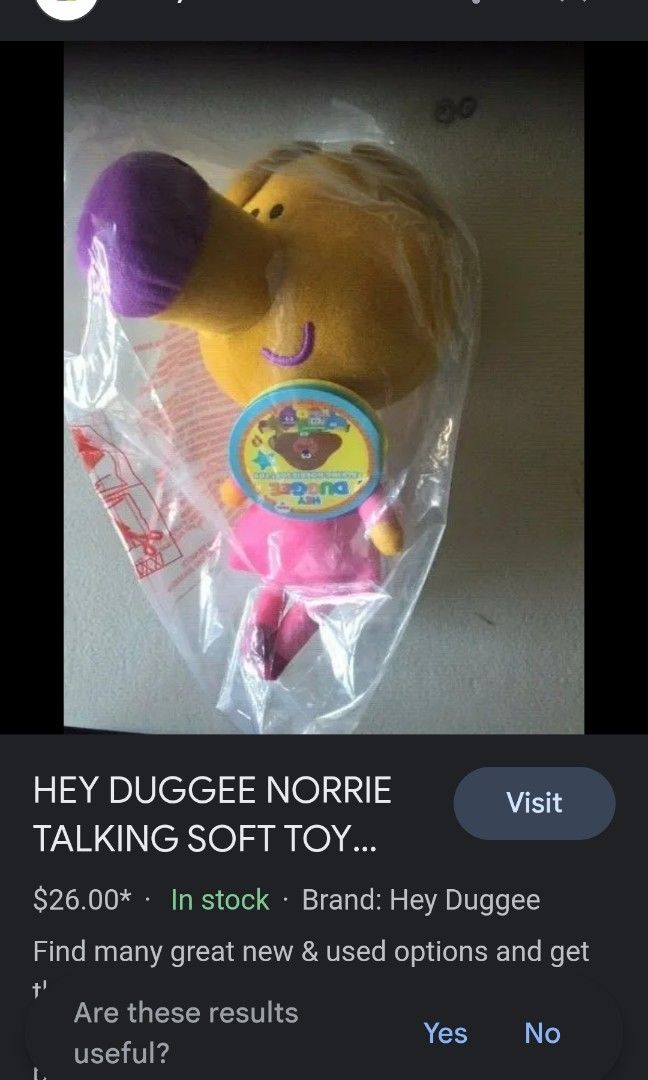 Hey duggee norrie shop plush