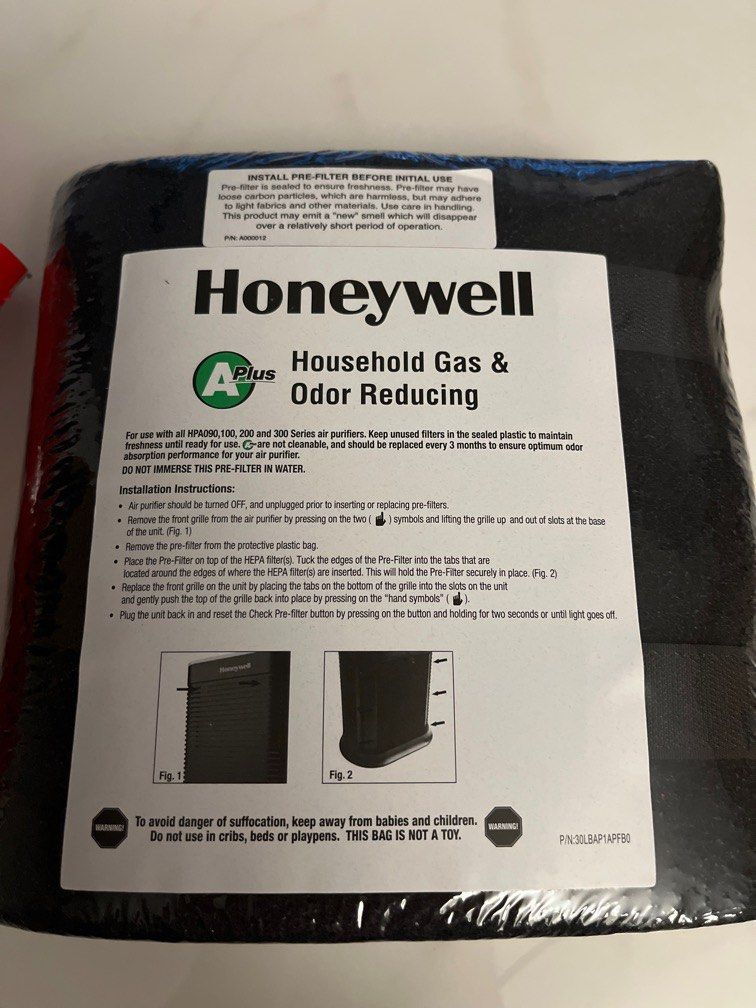Honeywell pre store filter light
