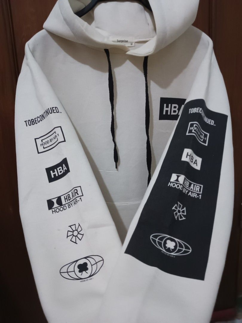 Hoodie HBA Hood by air fashion korea, Fesyen Pria, Pakaian Baju
