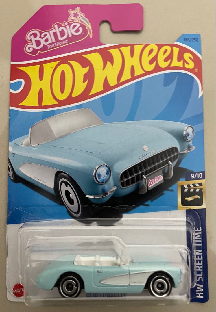 Barbie corvette hot wheels top