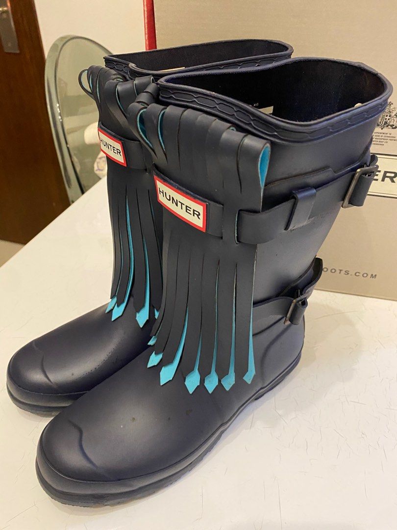 Hunter fringe 2024 rain boots
