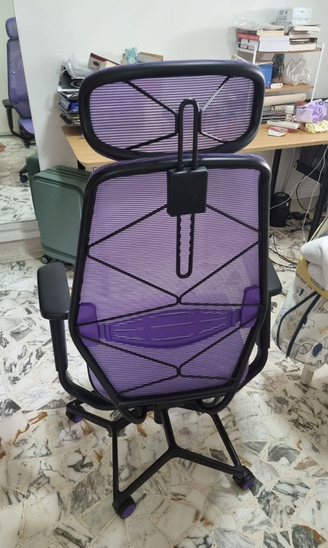 STYRSPEL Gaming chair, purple/black - IKEA