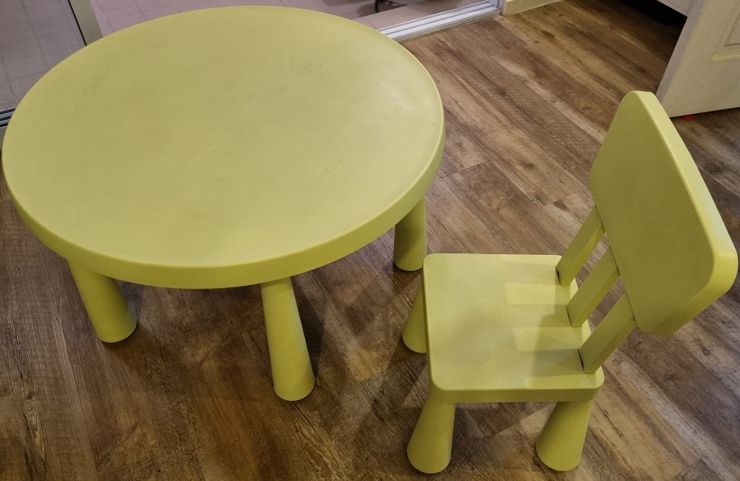 Ikea Kid's Play Table and Chair for Sale, Babies & Kids, Baby Nursery