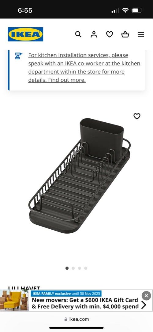 Ikea Multifunctional dish rack, Furniture & Home Living, Kitchenware