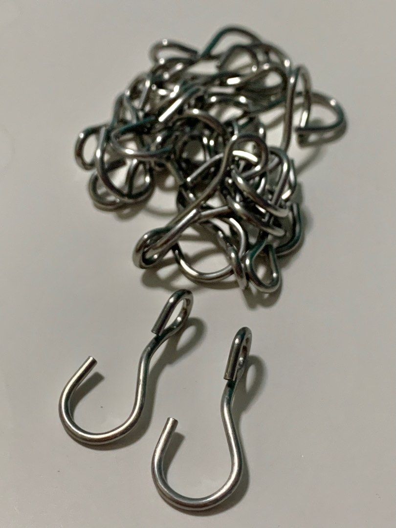 IKEA Riktig Curtain hook 22 pcs, Furniture & Home Living, Home Improvement & Organisation, Hooks
