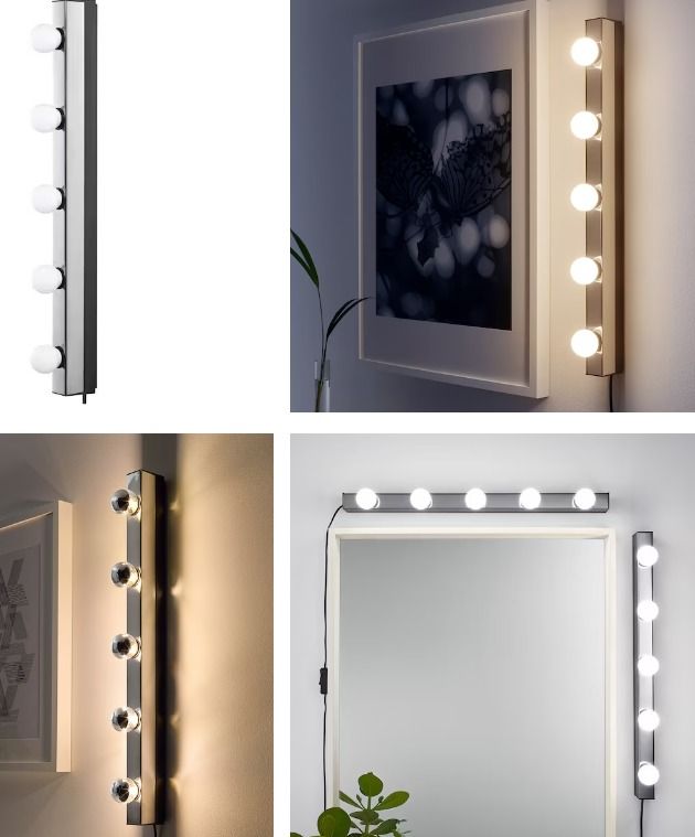 Ikea Wall Lamp for Dressing Table