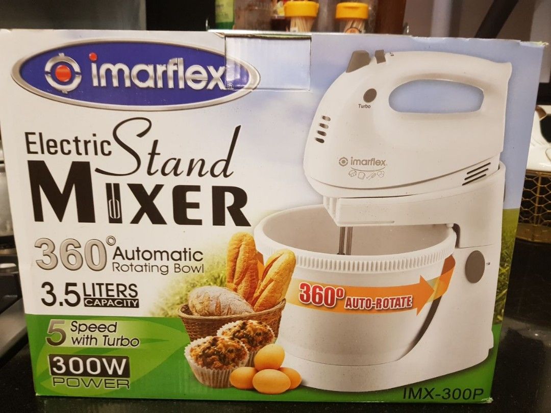Imarflex stand mixer & hand mixer, TV & Home Appliances, Kitchen