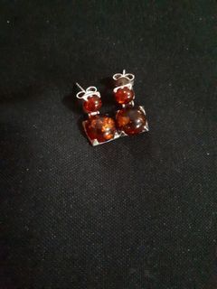 Imported citrine earrings us bought