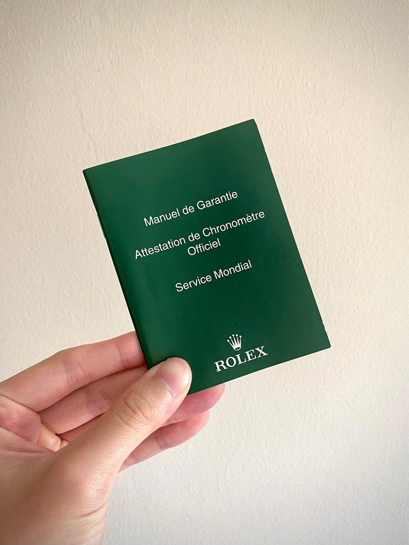 Rolex business sales card