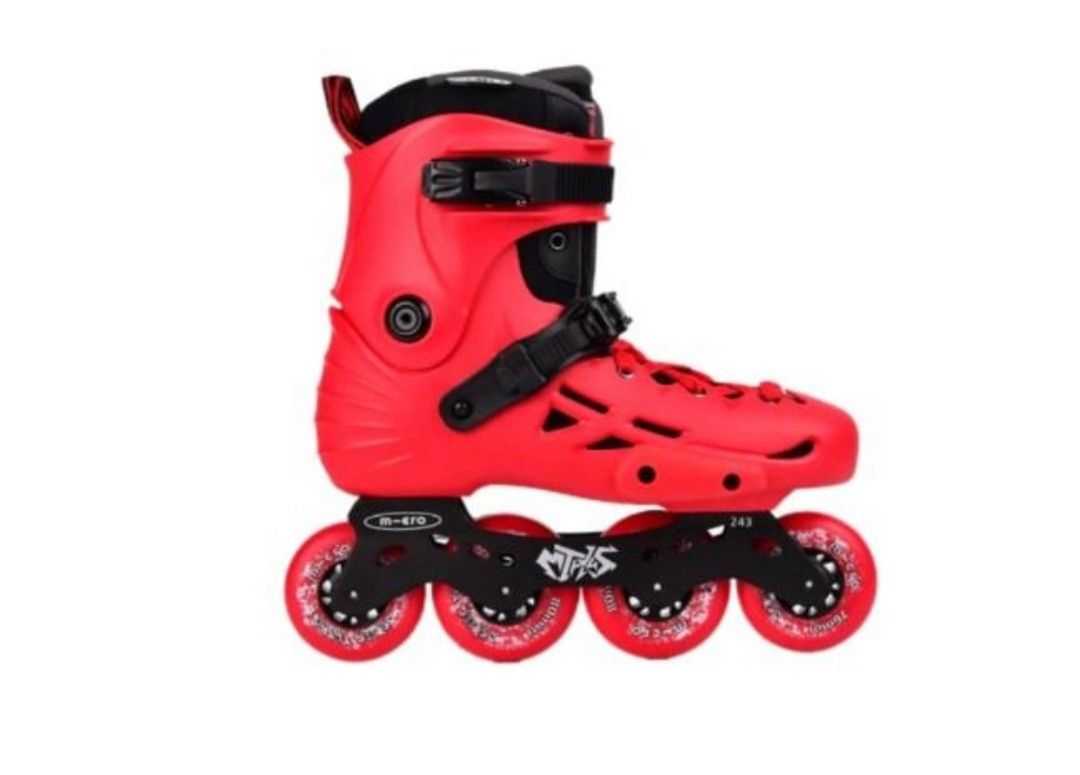 Inline skates (Category: Skates, Rollerblades & Scooters) located in Singapore. Submitted by chicabom (Listing ID 1257700741, Image 2). Description: Brand new Micro MT Plus Skate in red Sealed in box I have 2 pair for sale If you love to explore your neighbourhood on wheels, this MT Plus skates by Micro Skate are the perfect ones for you! An upgraded version of the original Micro MT, the MT Plus offers a better fit with its wide body polypropylen