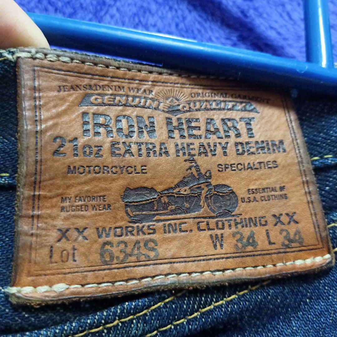 IRON HEART seluar jeans jean, Luxury, Apparel on Carousell