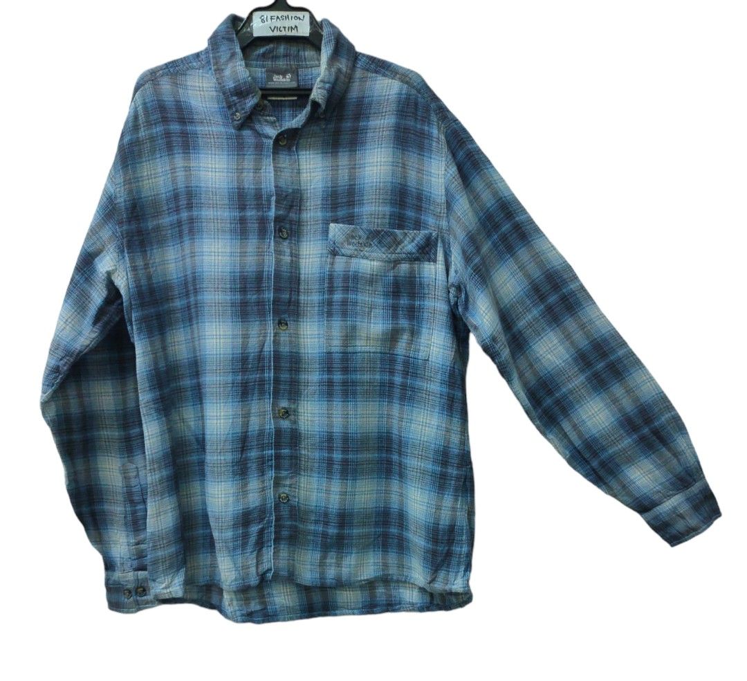 Jack wolfskin hot sale flannel shirt