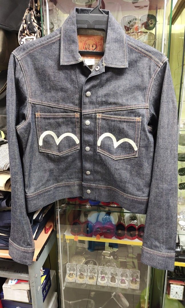 JACKET EVISU NO 2 ORIGINAL JAPAN Men s Fashion Coats Jackets and Outerwear on Carousell