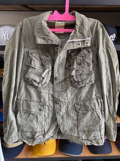 Jaket military black number