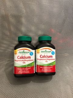 Jamieson Calcium Magnesium +D3 420 Tablets 🇨🇦