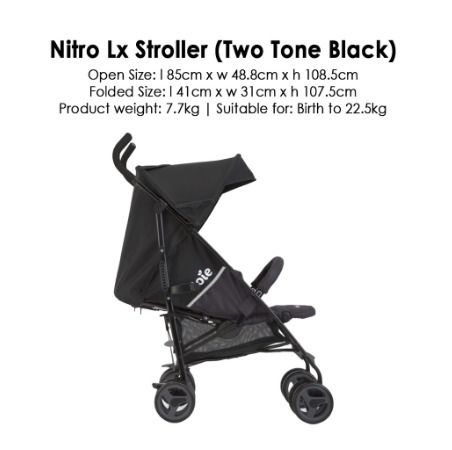 Joie nitro lx stroller black reviews best sale