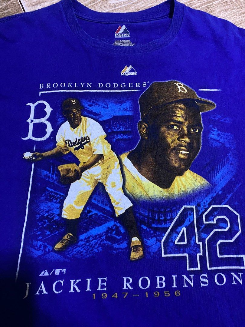 Jackie Robinson - #42 Dodgers Jersey - L - Majestic