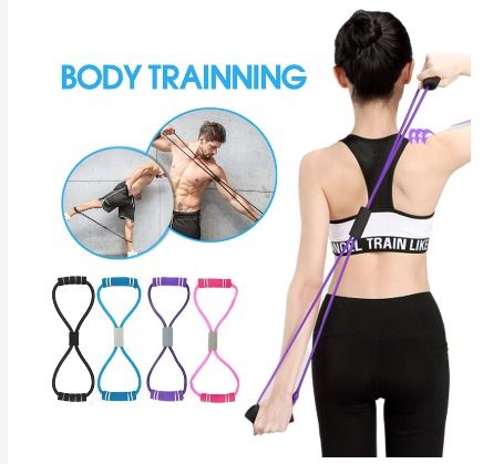Latex fitness pull new arrivals rope