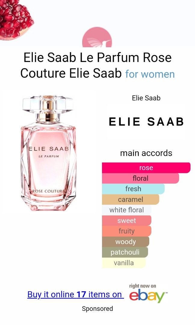 Le Parfum Rose Couture 90ml by ELIE SAAB Original Tester Eropa