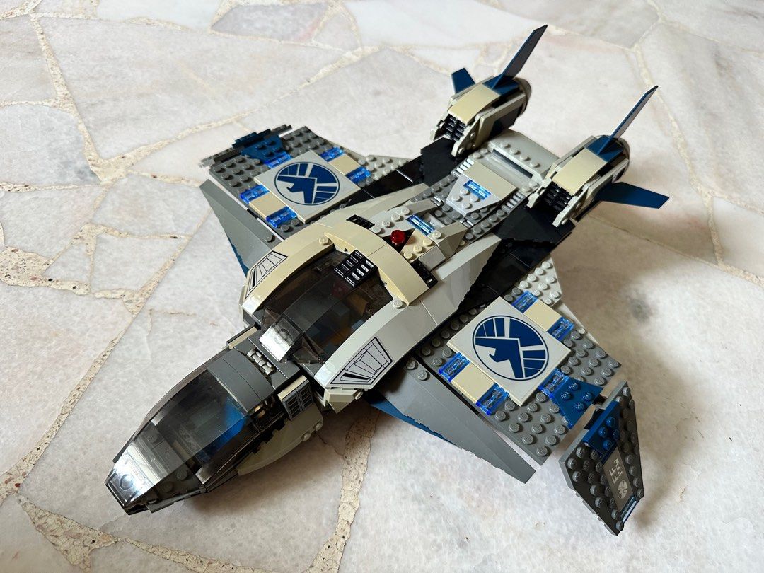 Lego 6869 Marvel Avengers Quinjet Well Used Hobbies Toys Toys Games on Carousell