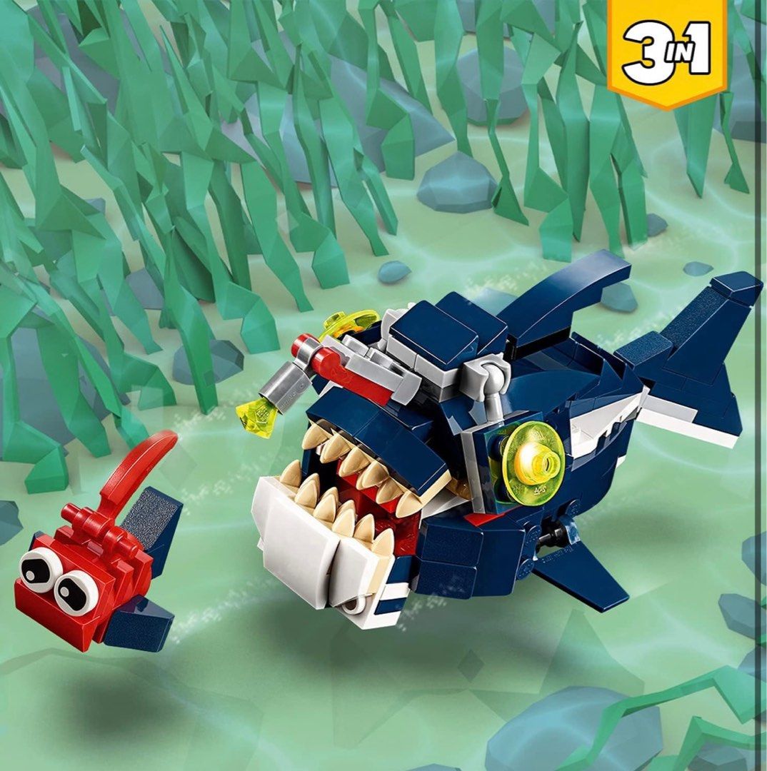 LEGO Creator 3in1 Deep Sea Creatures 31088 Building Kit 2019 230